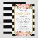 Search for black shower wedding invitations Floral