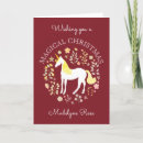 Search for unicorn christmas cards Modern