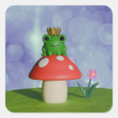 Search for cartoon frog stickers Mushroom