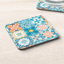 Search for flower drawing coasters Design