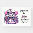 Search for cartoon party birthday banners For kids