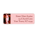 Search for virgin mary return address labels Xmas