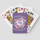 Search for 90th birthday playing cards 90 years old