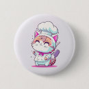 Recherche de chef de cuisine badges Illustration