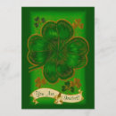 Search for four leaf clover invitations Patricks