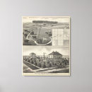 Search for located in canvas prints Map