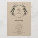 Search for rustic wedding programs Fall