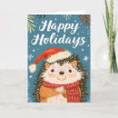 Search for hedgehog christmas cards Wildlife