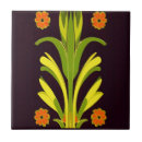 Search for orange brown flower tiles Floral