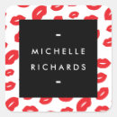 Search for lip print stickers Makeup artist