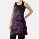 Search for mandala pattern aprons Gold