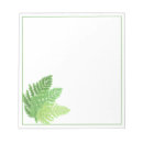 Recherche de fougères blocsnotes Vert