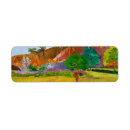 Search for landscape paintings return address labels Nature