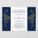 Search for gold peacock wedding invitations Navy