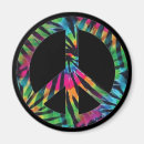 Recherche de signes de paix magnets Noir