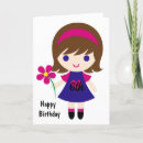 Recherche de de 6 ans anniversaire cartes Petite fille
