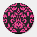 Recherche de rose de damassé magnets À la mode