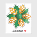 Search for orange daisy stickers Groovy