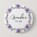 Search for chic floral buttons Purple