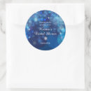 Search for snowflake bridal shower stickers Thank you