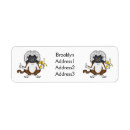 Search for monkey return address labels Illustration