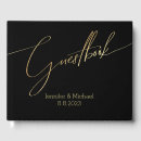 Search for black gold wedding guest books Luxury