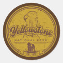 Search for vintage yellowstone stickers Bison