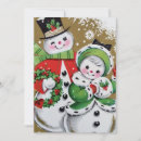 Recherche de vintage snowman christmas cards Noël