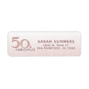 Search for woman return address labels Fifty and fabulous