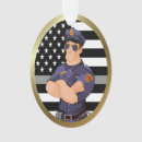 Search for corrections officer ornaments Thin grey line