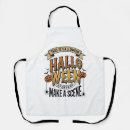 Search for engraved aprons Halloweenparty