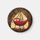 Search for vintage bird magnets Red