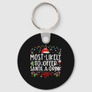 Search for funny movie keychains Santa