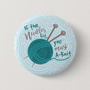 Search for knitting needle buttons Ball of yarn