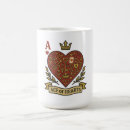 Search for ace of hearts mugs Poker