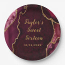 Search for geode paper plates Agate marble