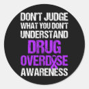 Search for anti drugs stickers Drug overdose awareness day