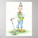 Search for funny golf art Hole in one