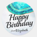 Recherche de elegant turquoise stickers Célébration