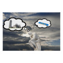 Recherche de penseur posters Drôle