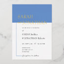 Search for something blue wedding invitations Simple