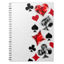 Search for playing card notebooks Suits