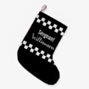 Recherche de policiers chaussette de noël Police