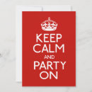Search for keep calm and invitations Party