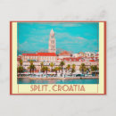 Recherche de la croatie cartes postales Vintage