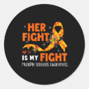 Search for multiple sclerosis ms stickers Fight