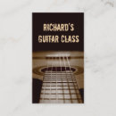 Search for guitar lessons business cards Player