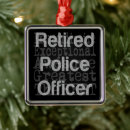Recherche de officier de police ornements Retraite