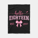 Search for 18th birthday blankets Unique