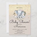 Search for girl baby boy shower invitations Elephant